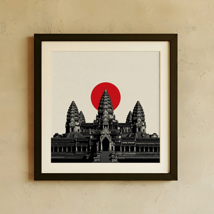 Temple Sun Wall Art