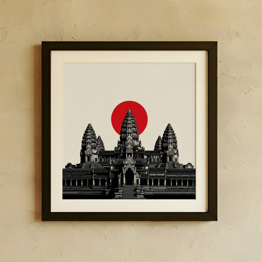 Temple Sun Wall Art