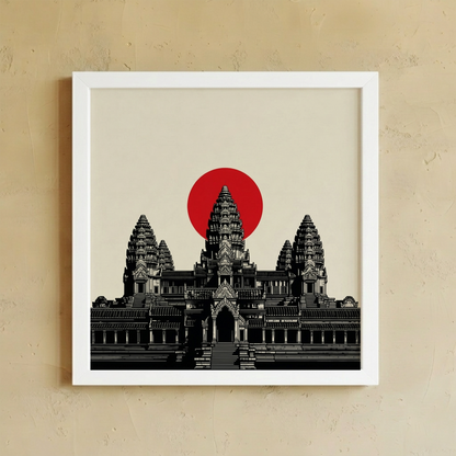 Temple Sun Wall Art
