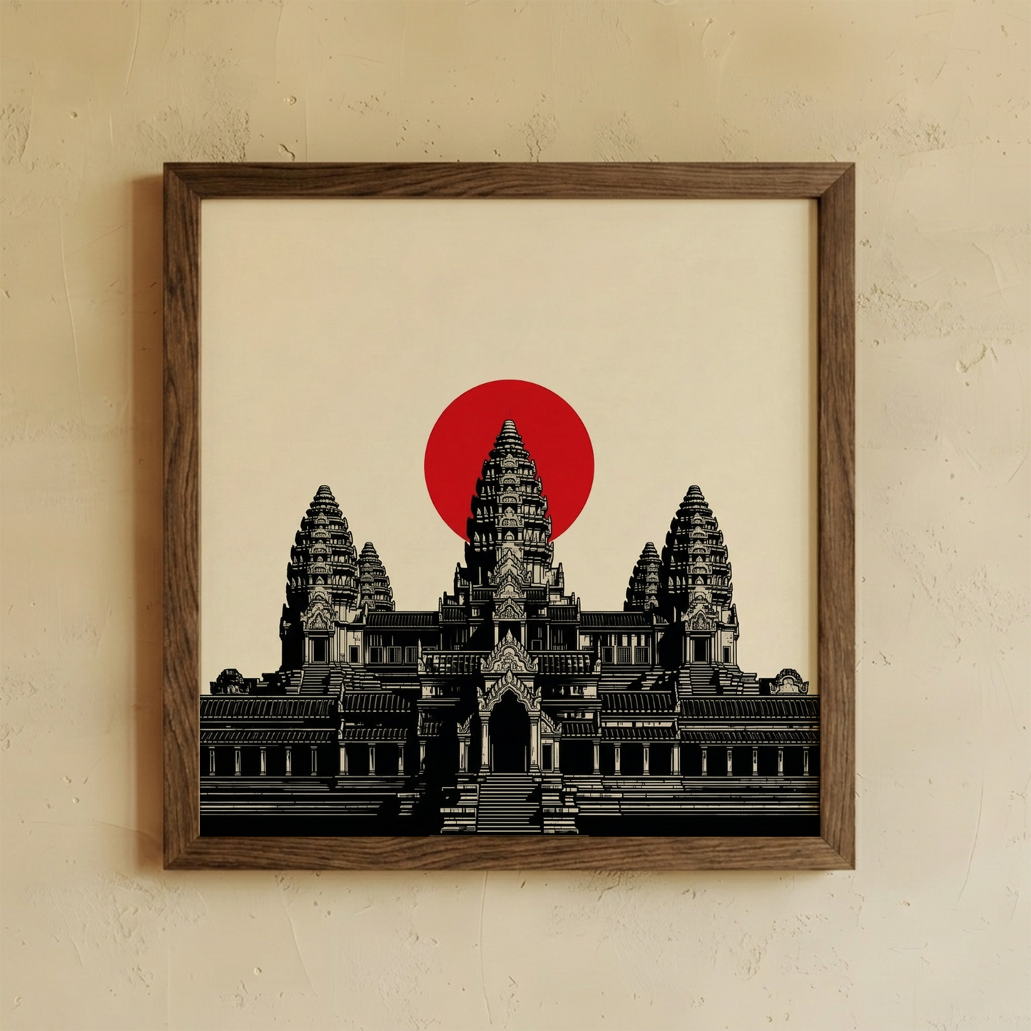 Temple Sun Wall Art