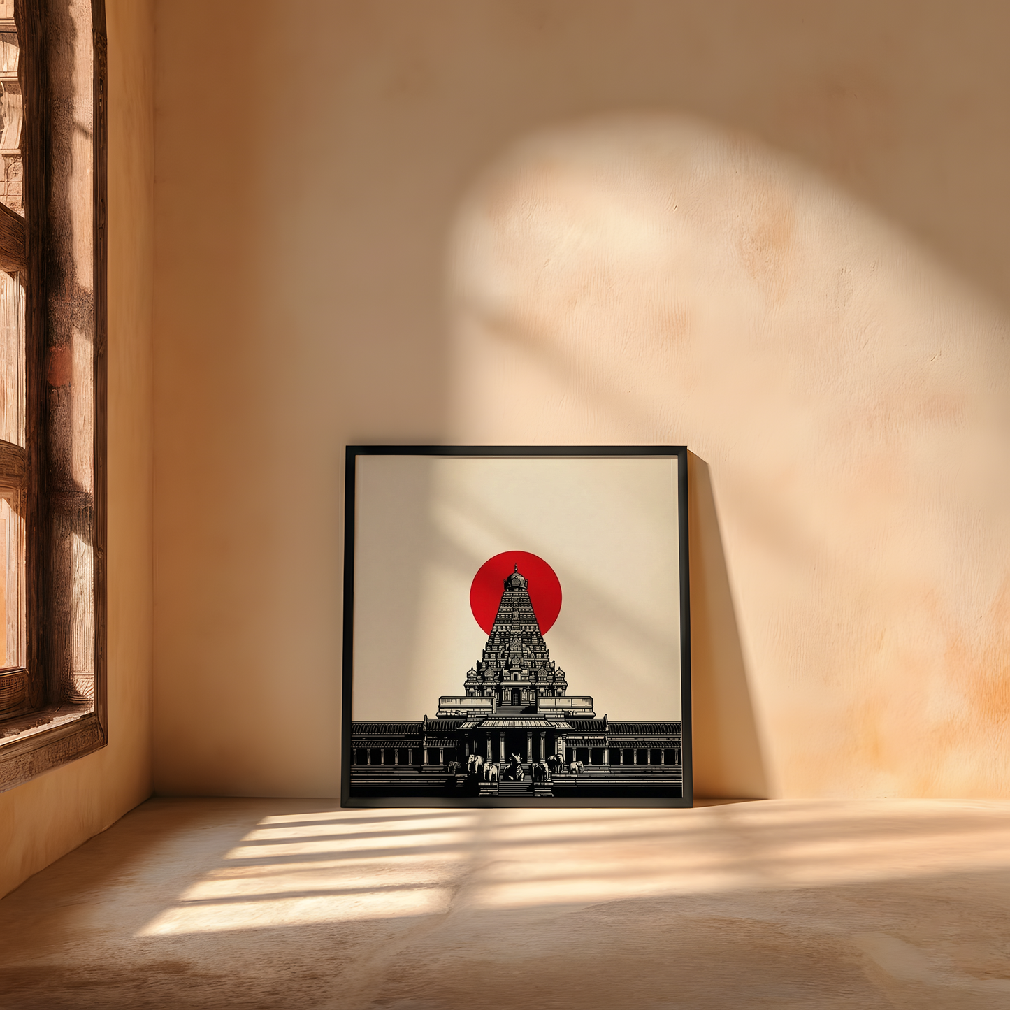 Temple Sun Wall Art