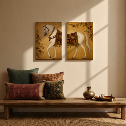 Gau-Rasa Wall Art | Gallery Wall Set of 2