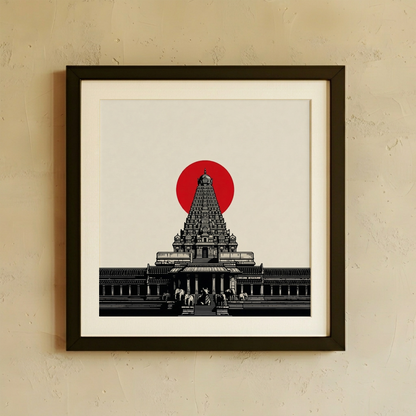 Temple Sun Wall Art | Gallery Wall Set of 3