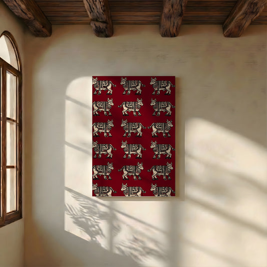 Canvas Wall Art | Cattle Print Collection