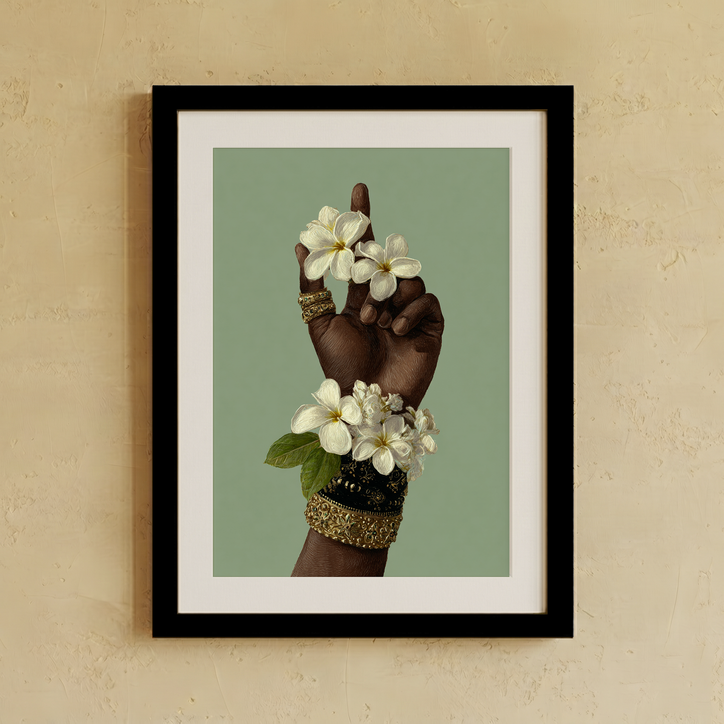 Frangipani Grace Wall Art