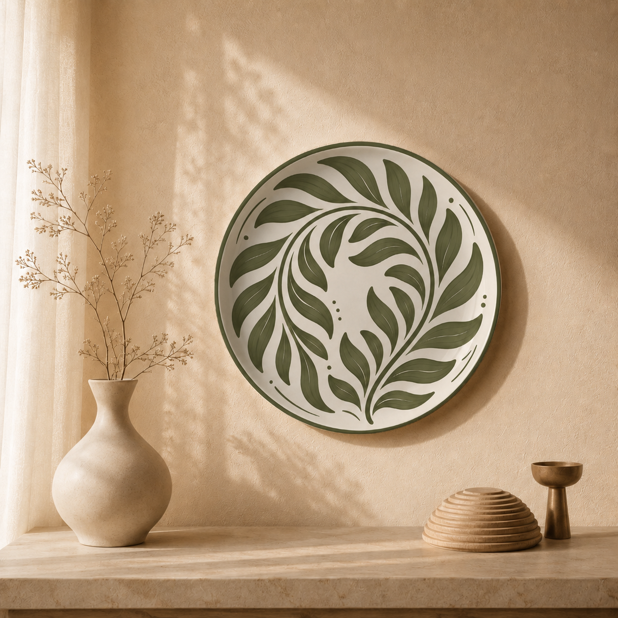 Wall Plates | Swaying Foliage Collection
