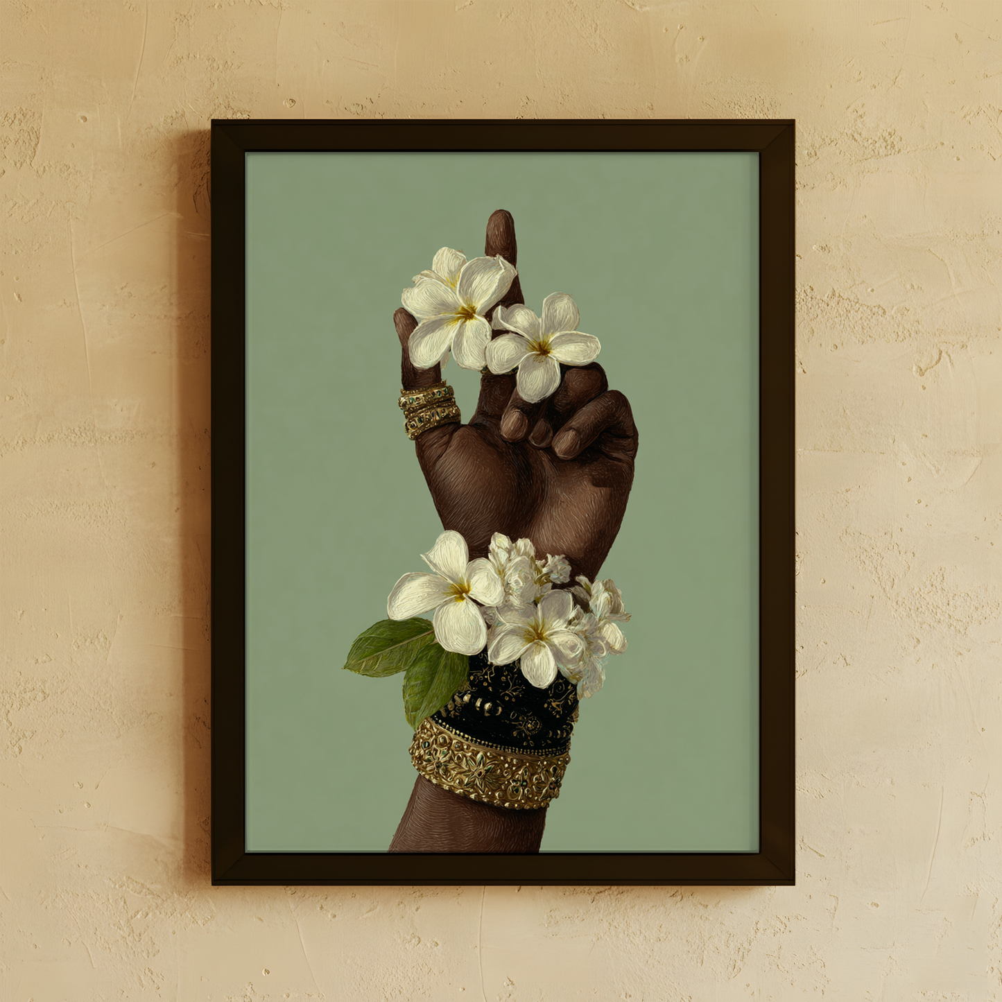 Frangipani Grace Wall Art
