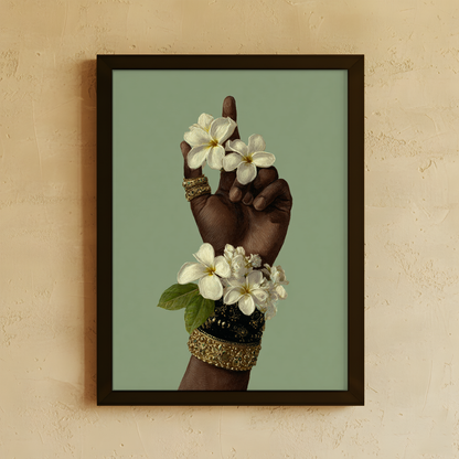 Frangipani Grace Wall Art