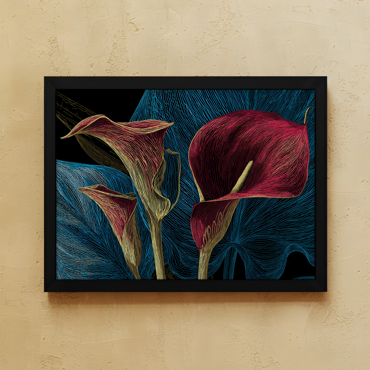 Dark Botanical Wall Art