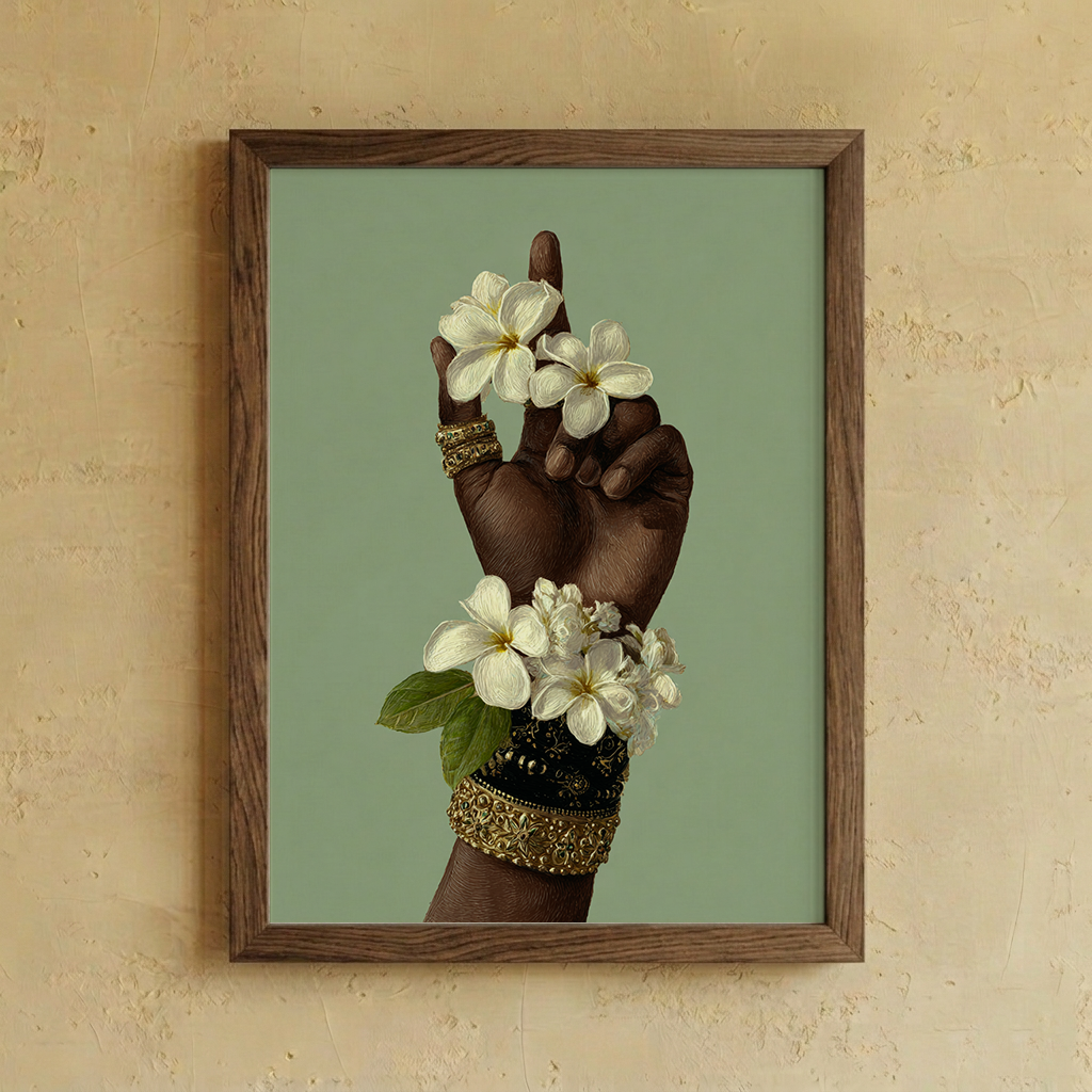 Frangipani Grace Wall Art