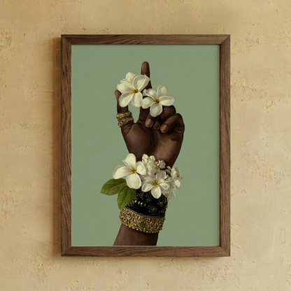 Frangipani Grace Wall Art