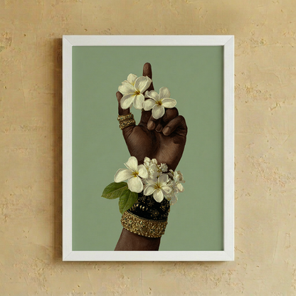 Frangipani Grace Wall Art