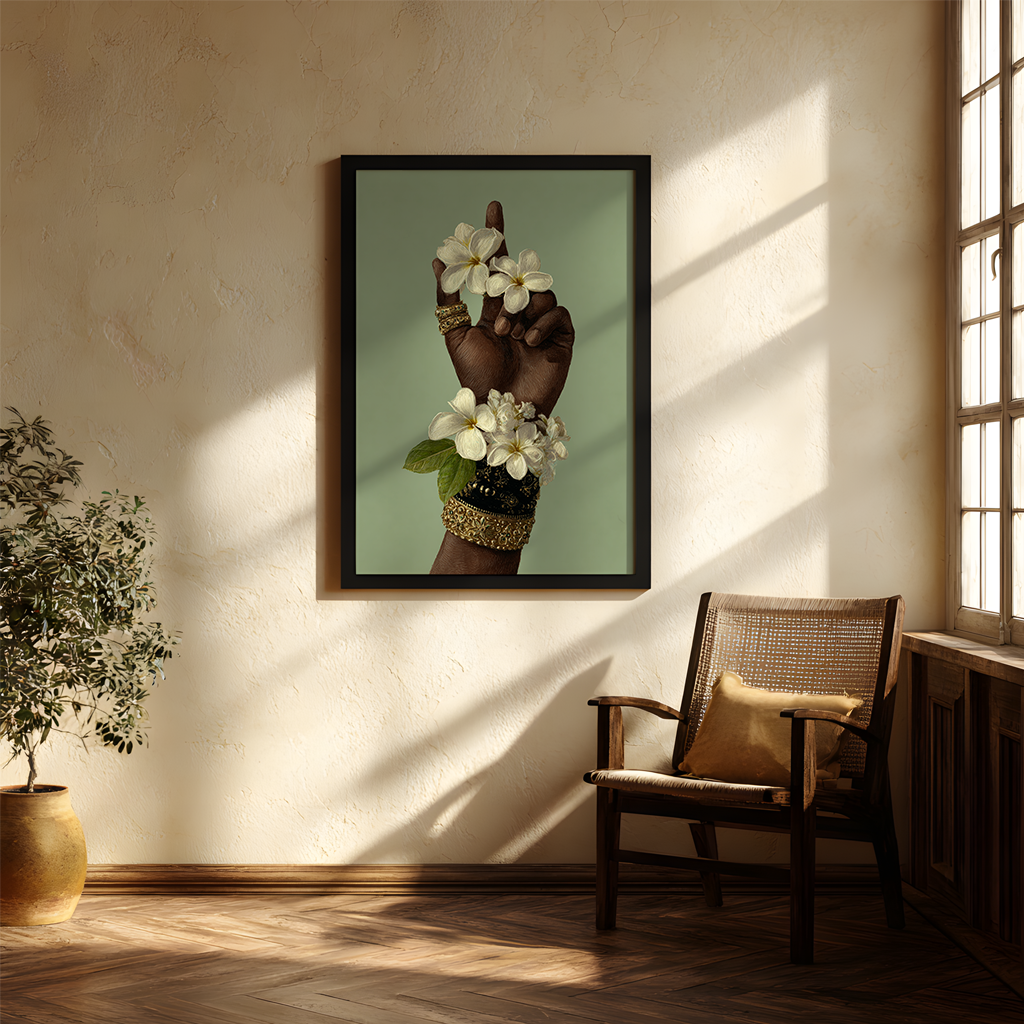 Frangipani Grace Wall Art