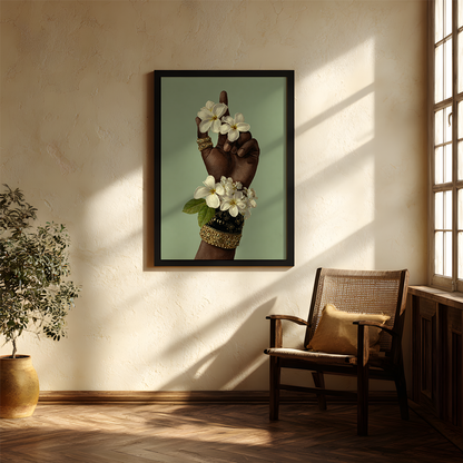 Frangipani Grace Wall Art