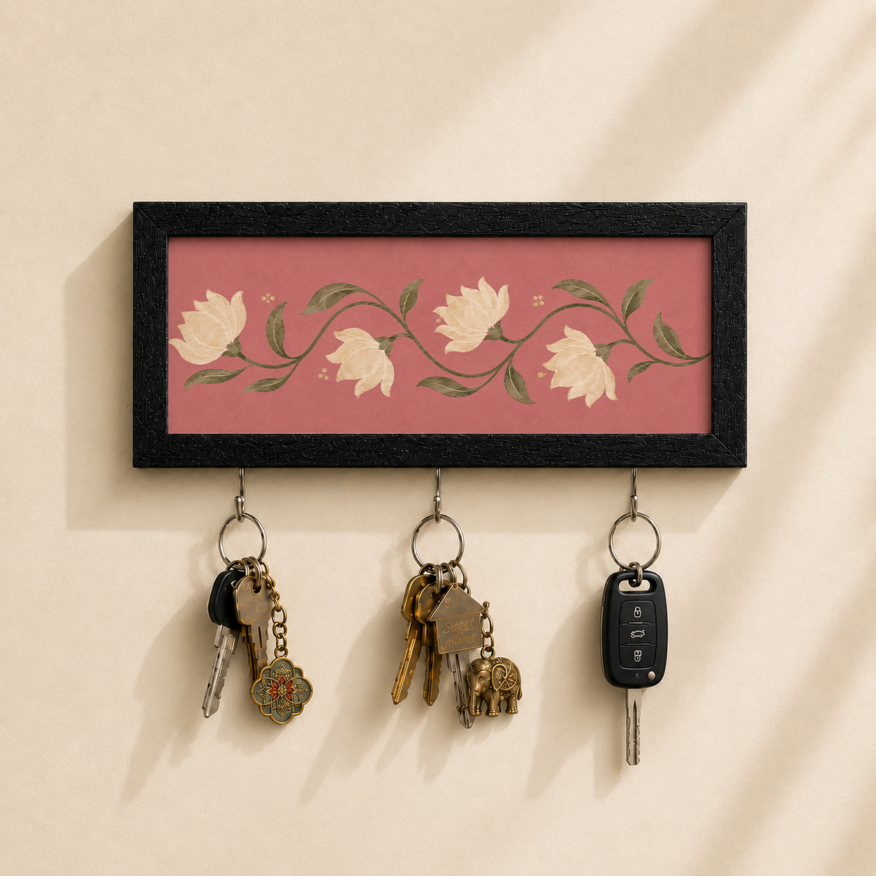Lotus Motif Key Holder