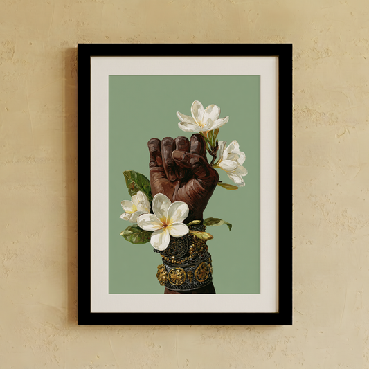 Frangipani Grace Wall Art