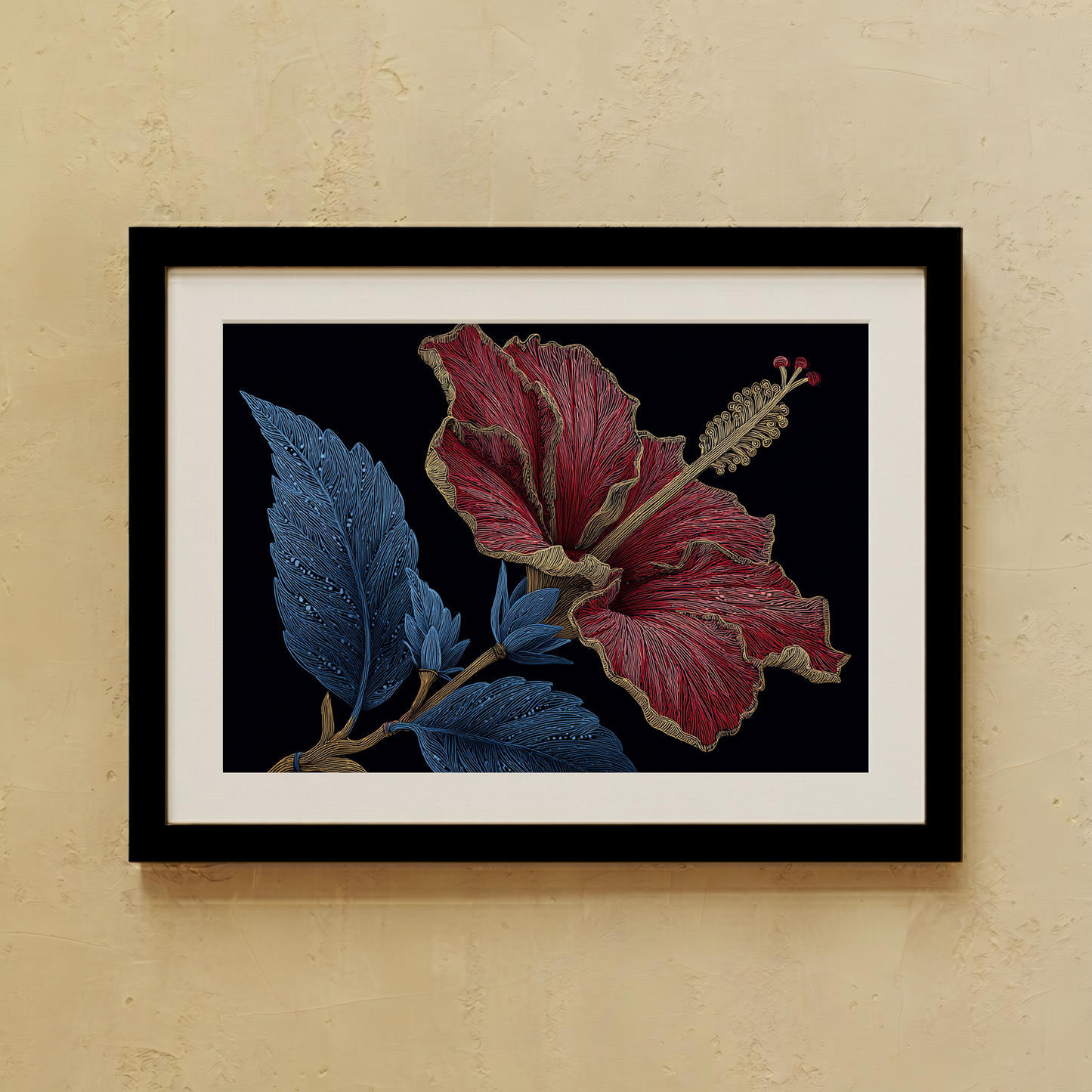 Dark Botanical Wall Art