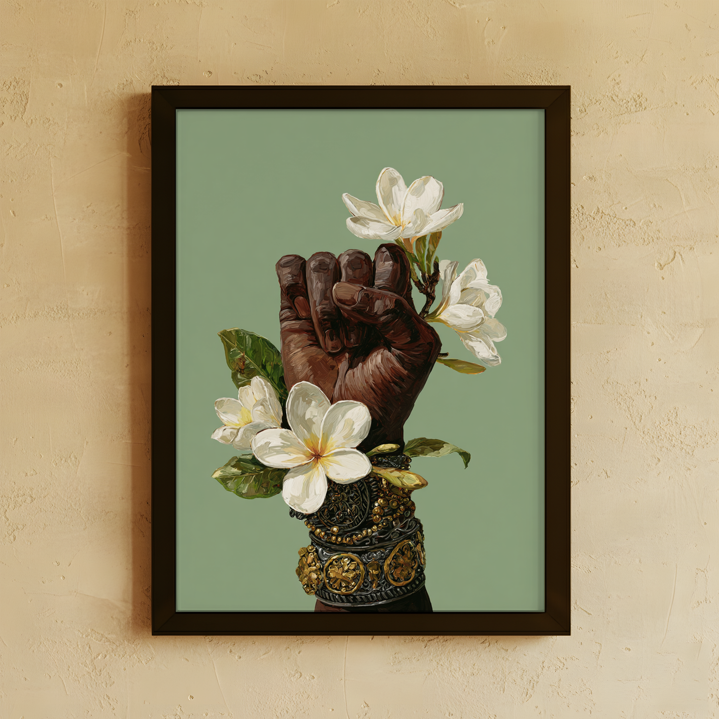 Frangipani Grace Wall Art