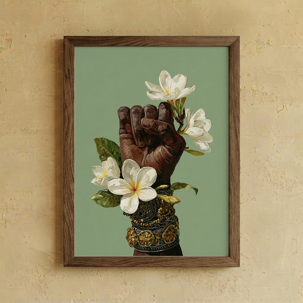 Frangipani Grace Wall Art