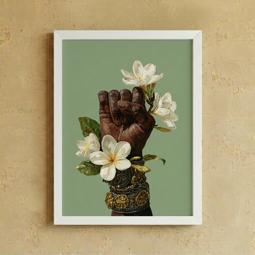 Frangipani Grace Wall Art