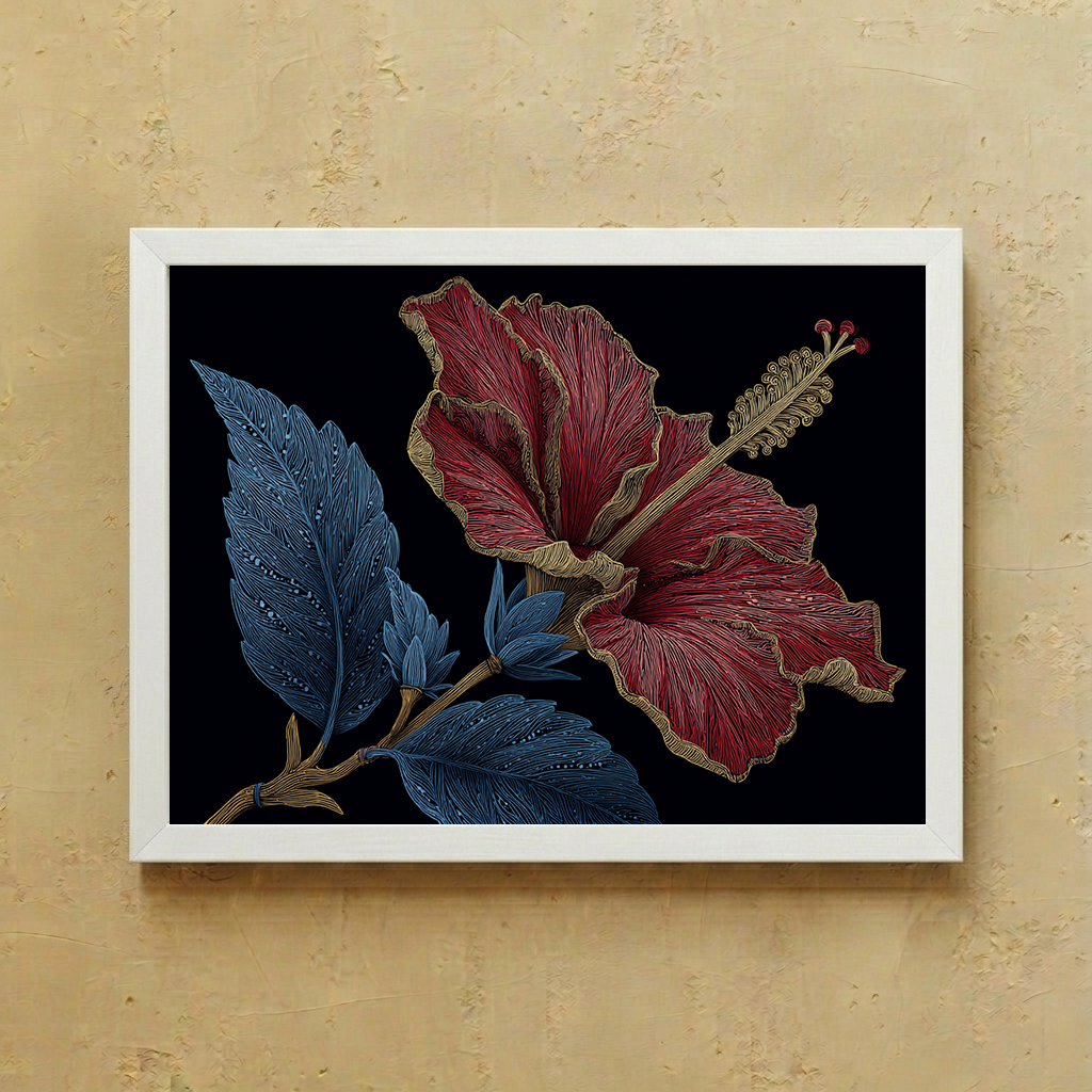 Dark Botanical Wall Art