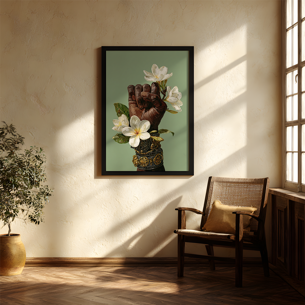 Frangipani Grace Wall Art