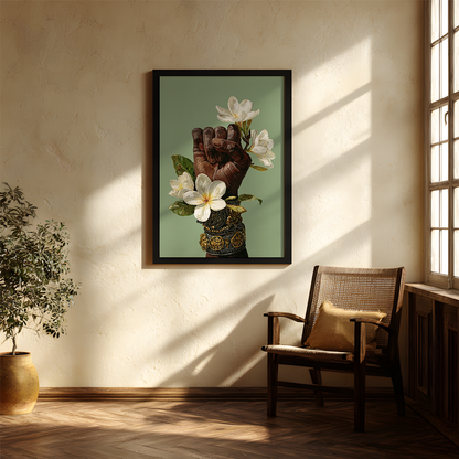 Frangipani Grace Wall Art