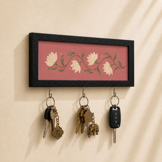 Lotus Motif Key Holder