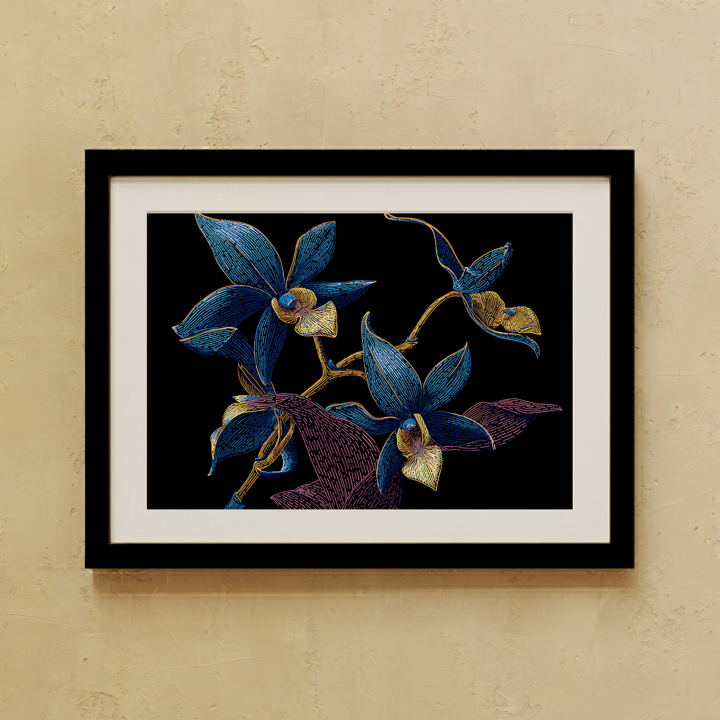 Dark Botanical Wall Art