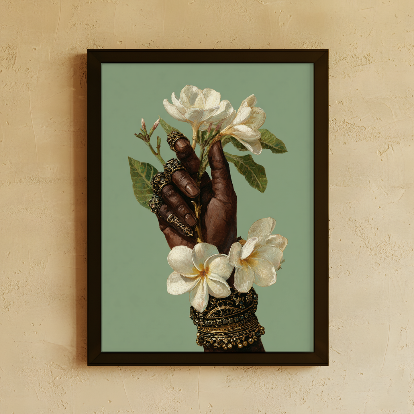 Frangipani Grace Wall Art