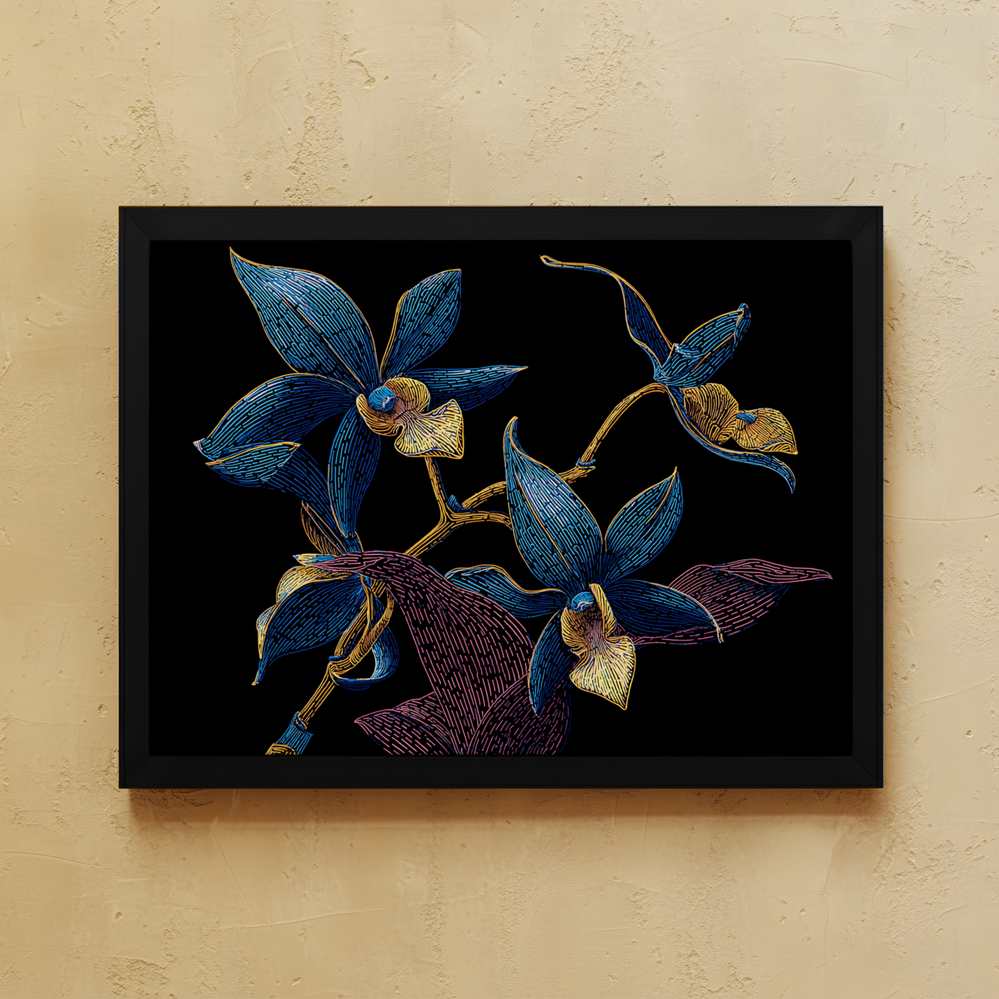 Dark Botanical Wall Art