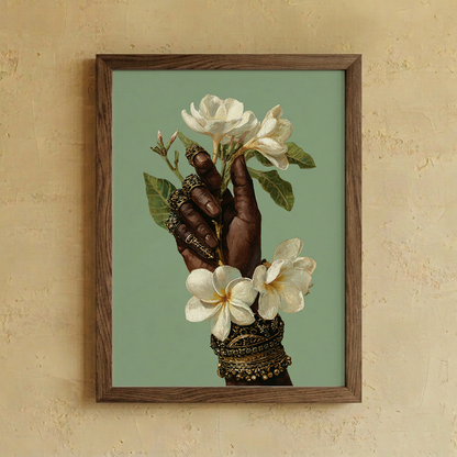 Frangipani Grace Wall Art