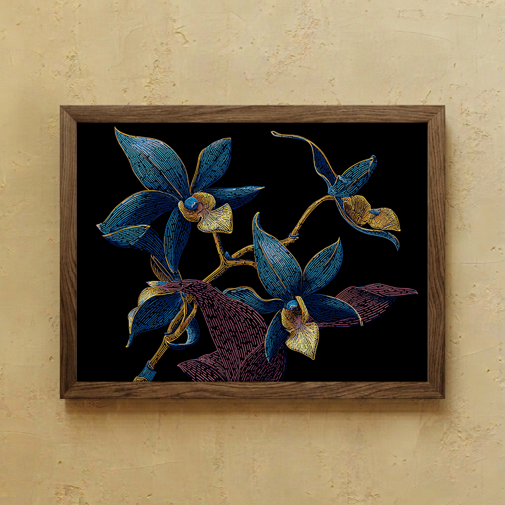 Dark Botanical Wall Art