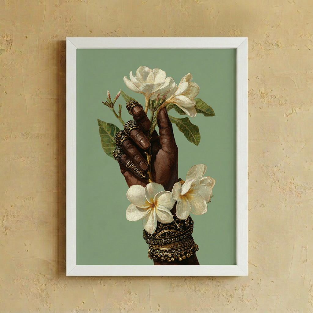 Frangipani Grace Wall Art
