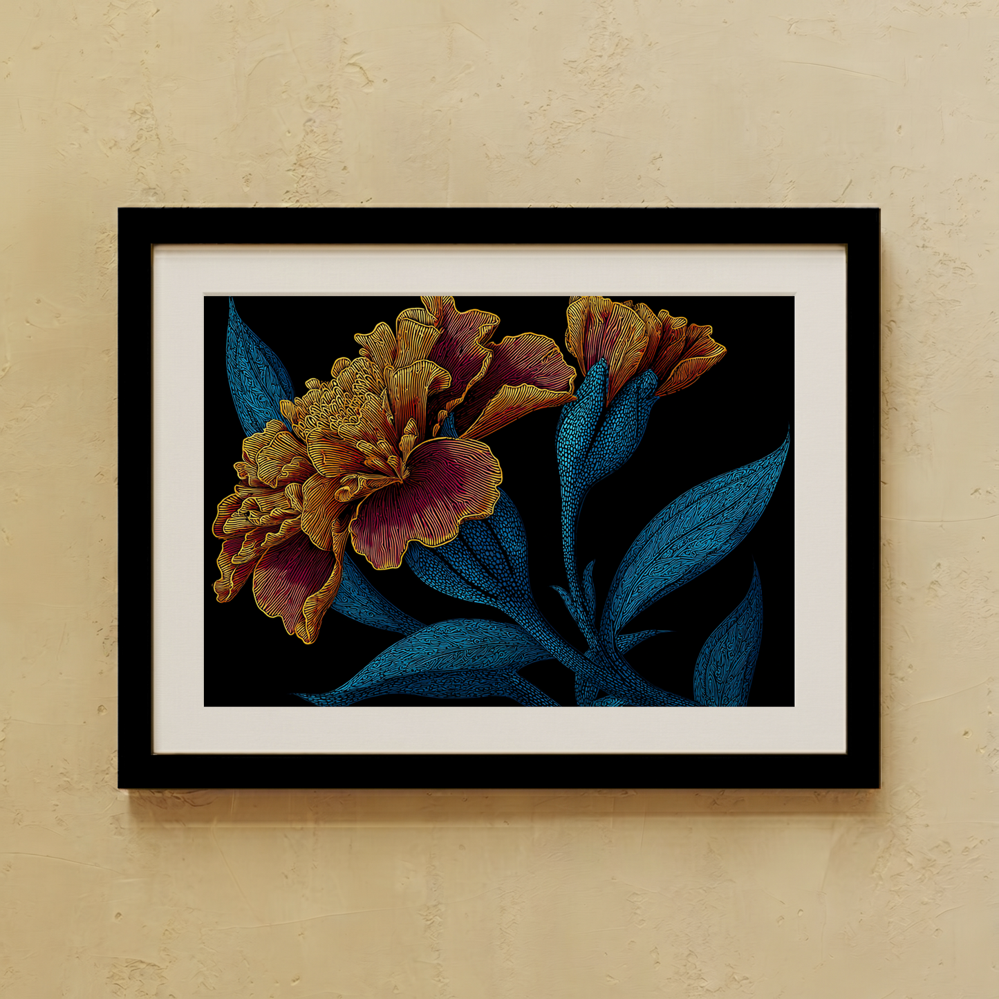 Dark Botanical Wall Art