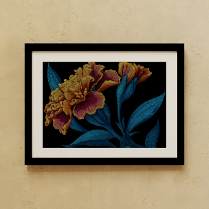 Dark Botanical Wall Art