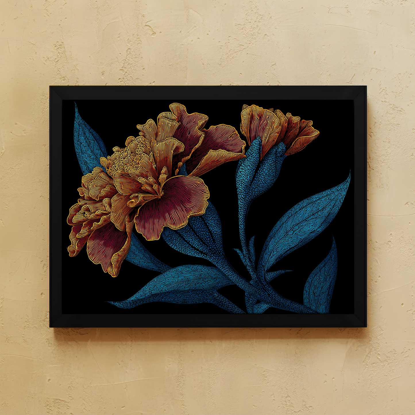 Dark Botanical Wall Art