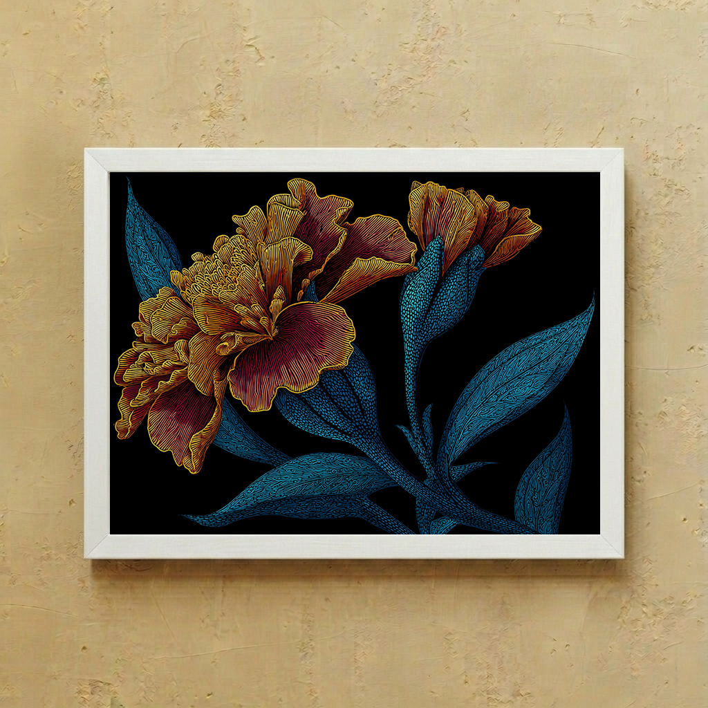 Dark Botanical Wall Art