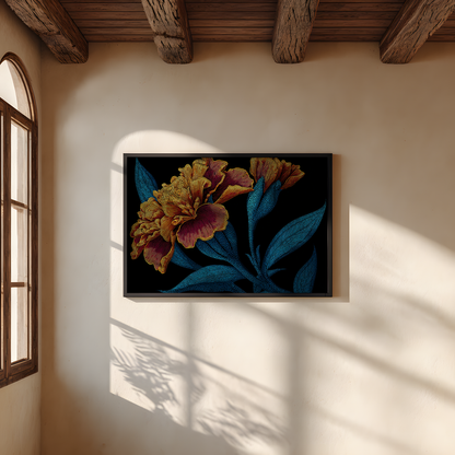 Dark Botanical Wall Art