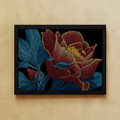 Dark Botanical Wall Art