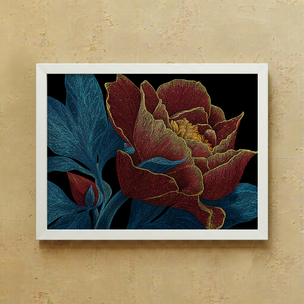 Dark Botanical Wall Art