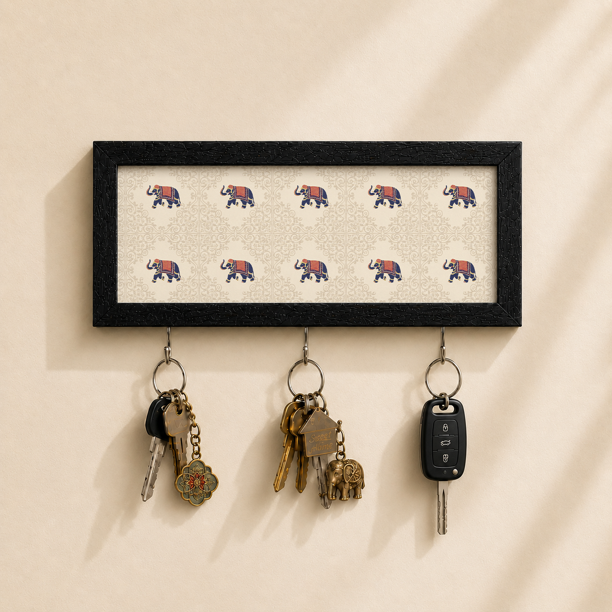 Elephant Motif Key Holder