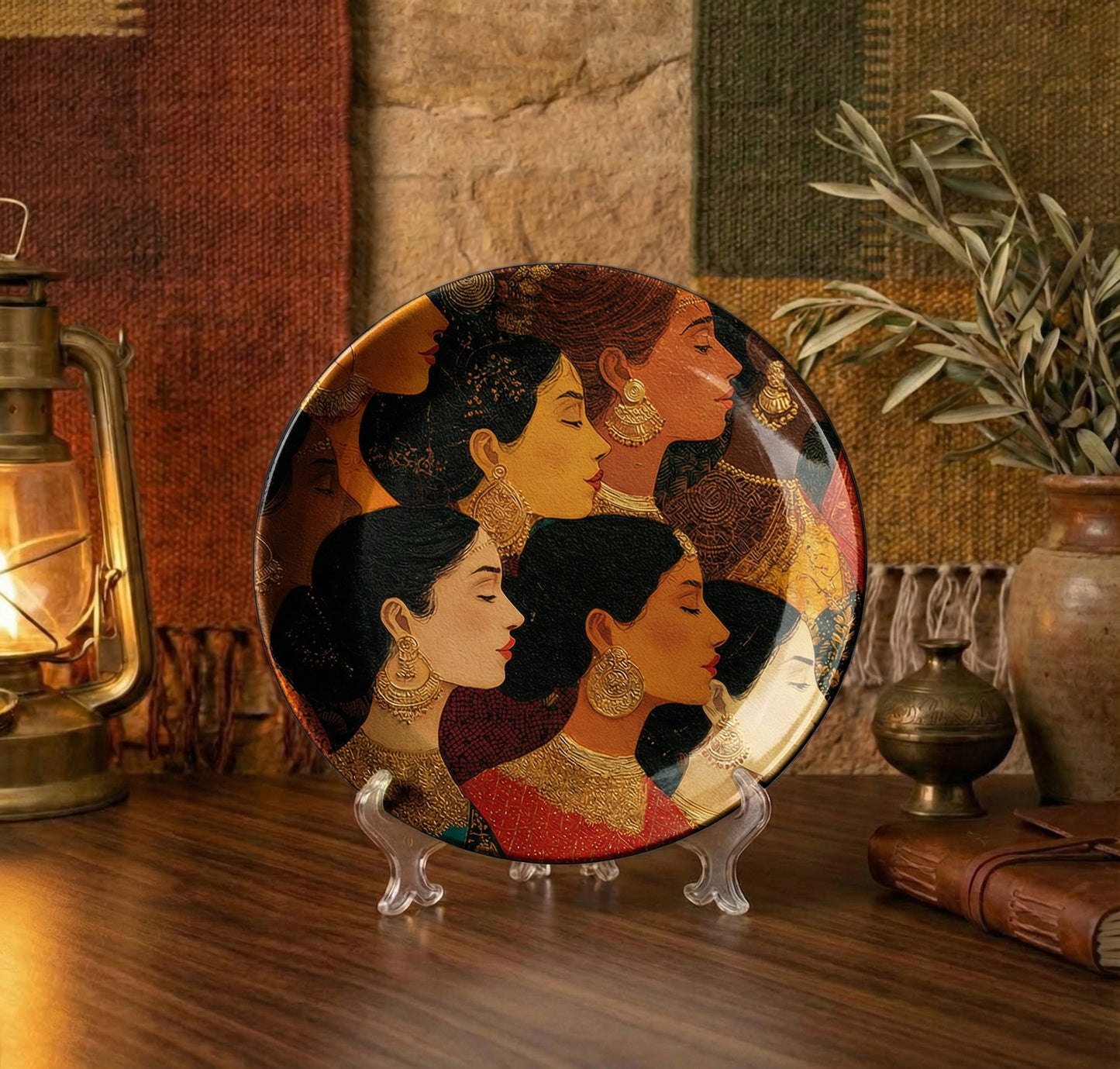 Wall Plates | Set of 3 | Raja Rani Collection