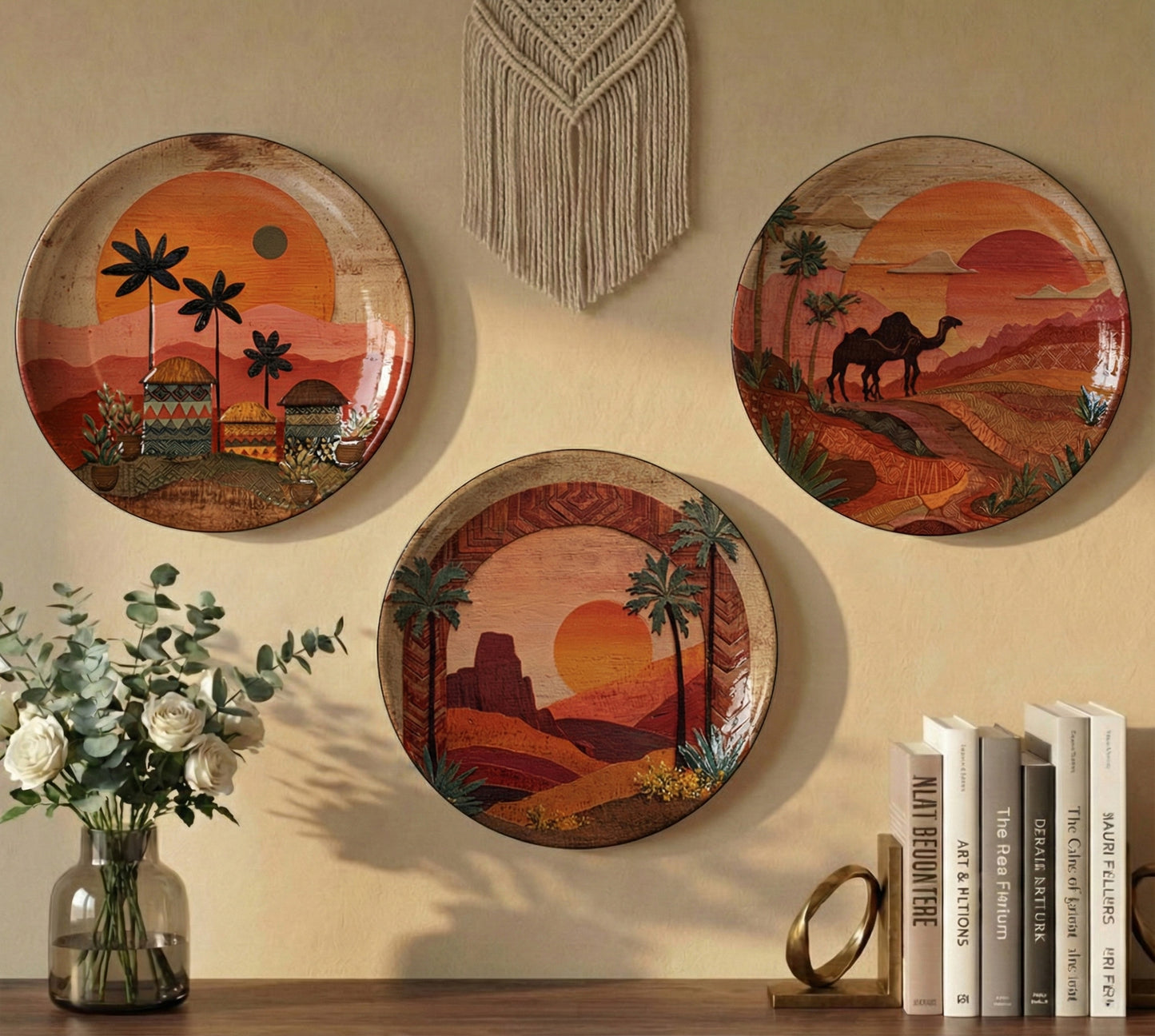 Wall Plates | Set of 3 | Sands of Time Collection