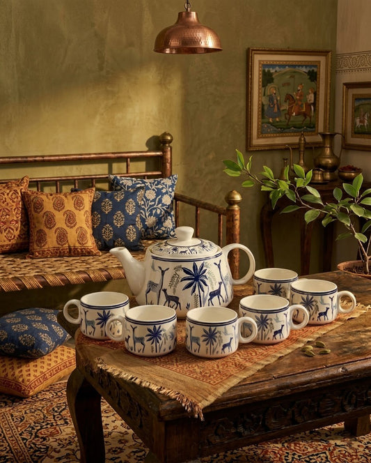 Drinkware Sets | The Vanya Stag Tea Set