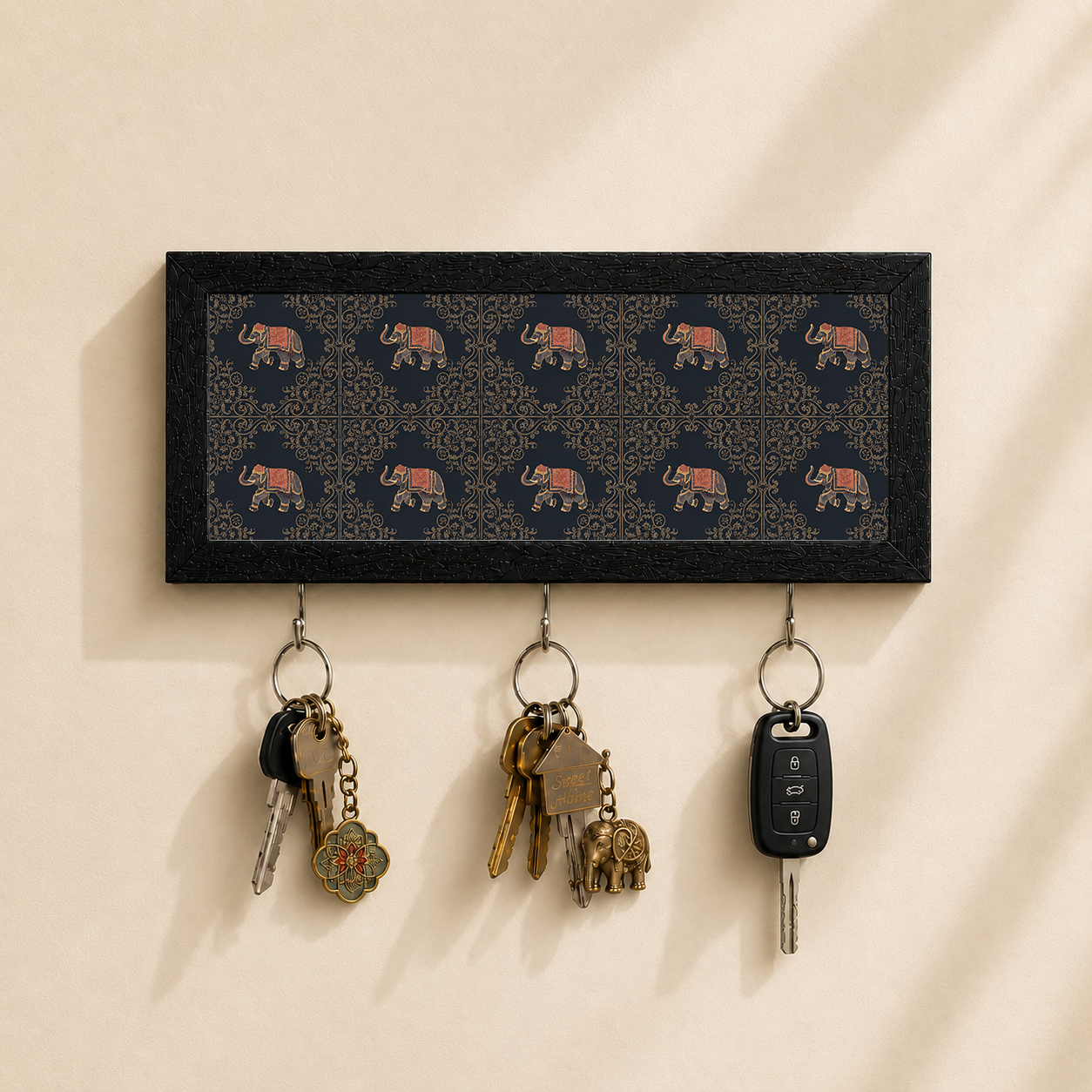 Elephant Motif Key Holder