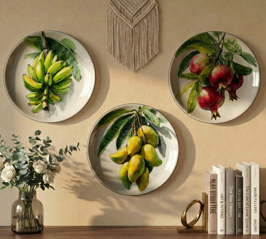 Wall Plates | Set of 3 | Orchard Vignettes Collection
