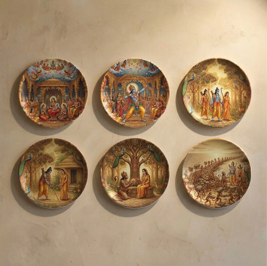 Wall Plates | Ramayana Collection | Set of 6
