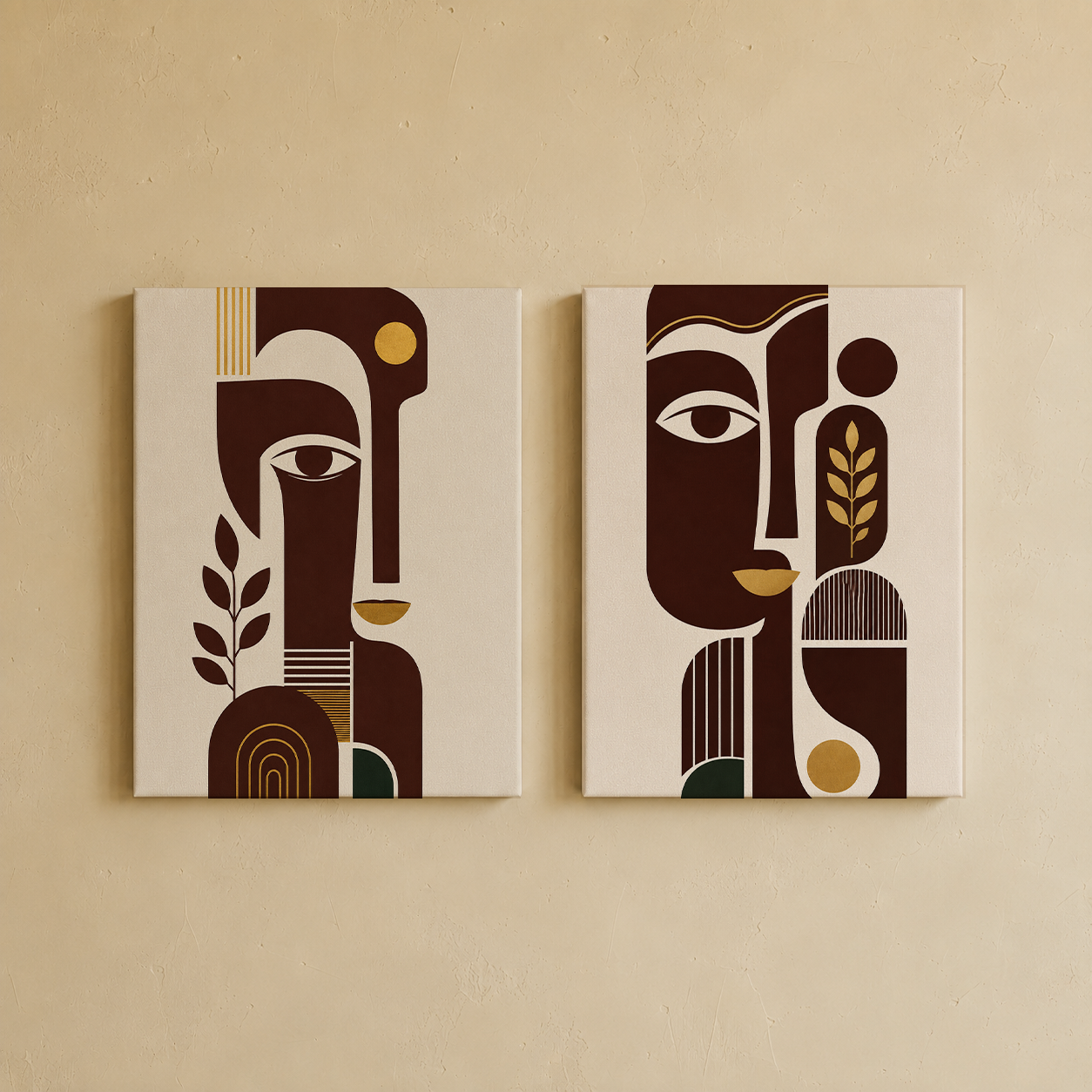 Mukhani Wall Art | Gallery Wall Set of 2