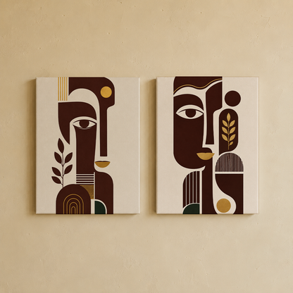 Mukhani Wall Art | Gallery Wall Set of 2